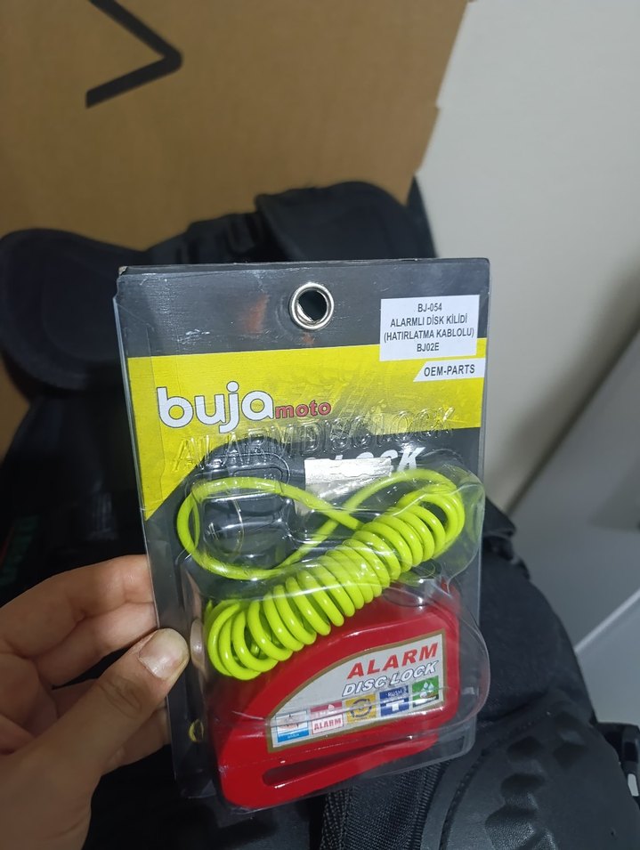 Alarmlı Kilit yedek anahtarlı - Görsel 4