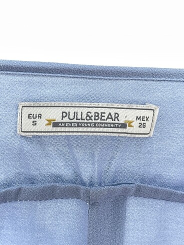 s Beden mavi Renk Pull and Bear Bluz %70 İndirimli.