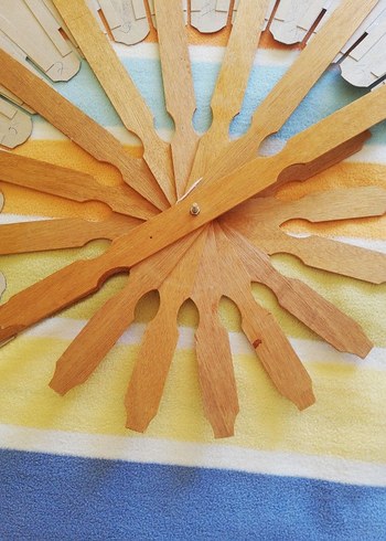 Bej ve siyah dekoratif duvar yelpazesi - Görsel 7