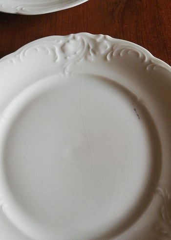 Beyaz Dekoratif tatlı Tabağı Seti - Görsel 9