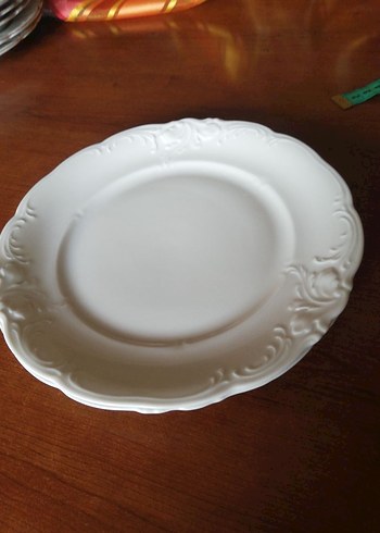 Beyaz Dekoratif tatlı Tabağı Seti - Görsel 6