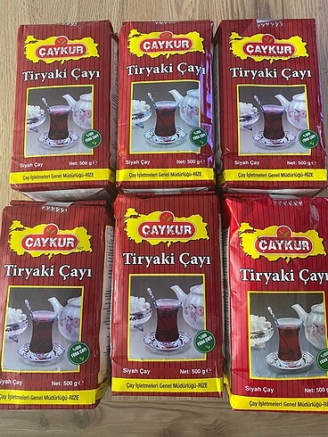 Çaykur Tiryaki 500g 6 adet