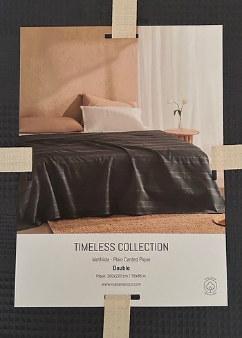 Düz yatak örtüsü pike - Görsel 3