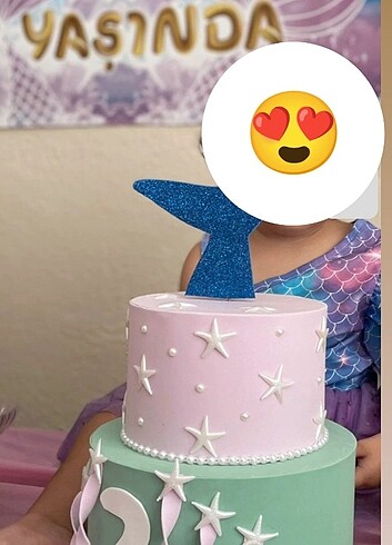 2 yas doğum günü maket pasta - Görsel 2