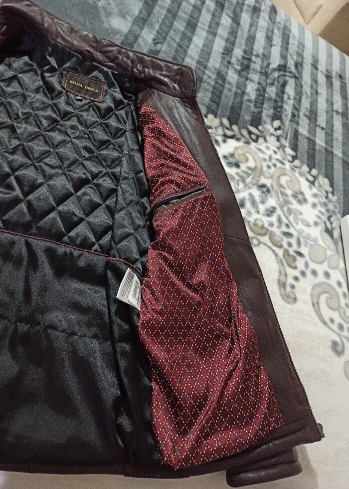 Kemal tanca erkek deri ceket S beden - Görsel 5