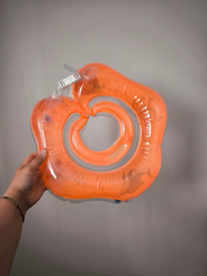 Bebekler için Turuncu Deniz-Havuz Boyun Can Simidi - Görsel 2