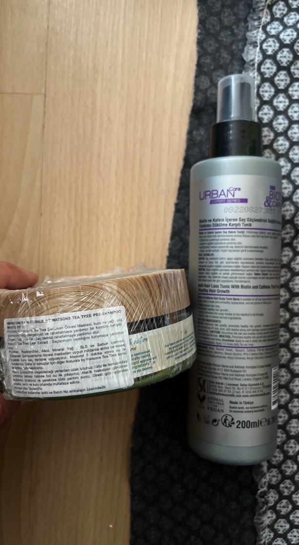 Organik Çay Ağacı Kil Maskesi ve Biotinli Saç Toniği - Görsel 2