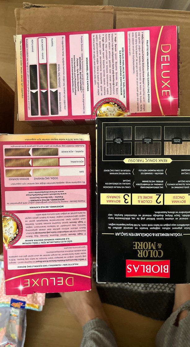Palette Deluxe ve Bioblas Yoğun Yağ Bakımlı Saç Boyaları - Görsel 3