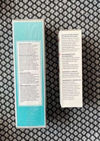 Azelaik Asit %5 ve Cilt Beyazlatıcı Krem Seti - Görsel 3