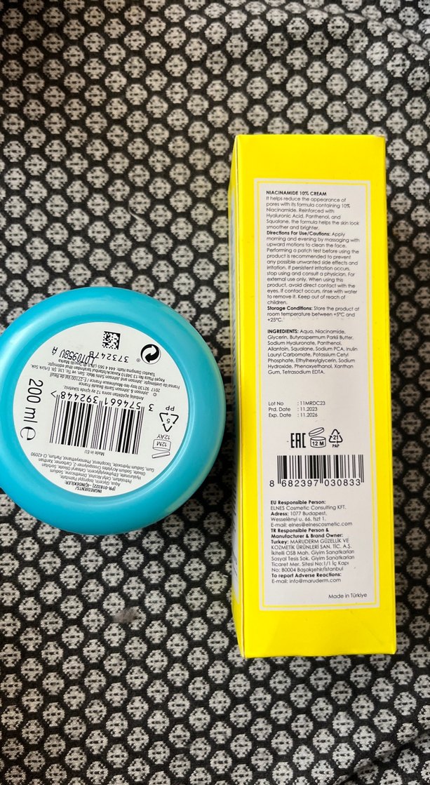 Maru.Derm Niacinamide %10 Vücut Kremi 200 ml - Görsel 2