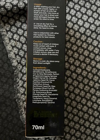 Hair System Ultimate Saç Yağı Tüm Saç Tipleri İçin - Görsel 2