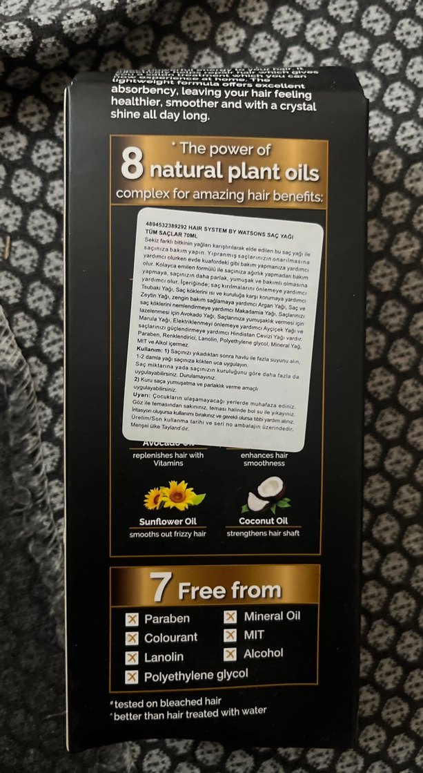 Hair System Ultimate Saç Yağı Tüm Saç Tipleri İçin - Görsel 3