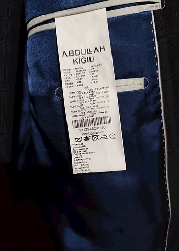 Abdullah Kiğılı Klasik Erkek Takım Elbise - Görsel 3
