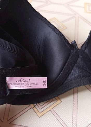 Siyah Vintage Gotik Dantel Detaylı Sütyen - Görsel 3