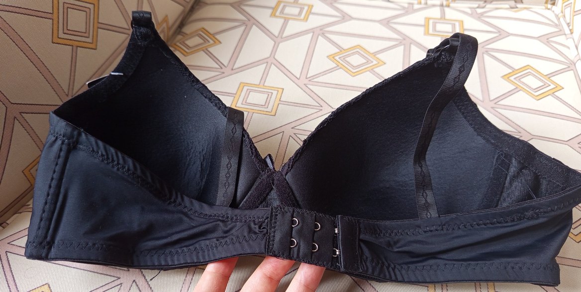 Siyah Vintage Gotik Dantel Detaylı Sütyen - Görsel 4