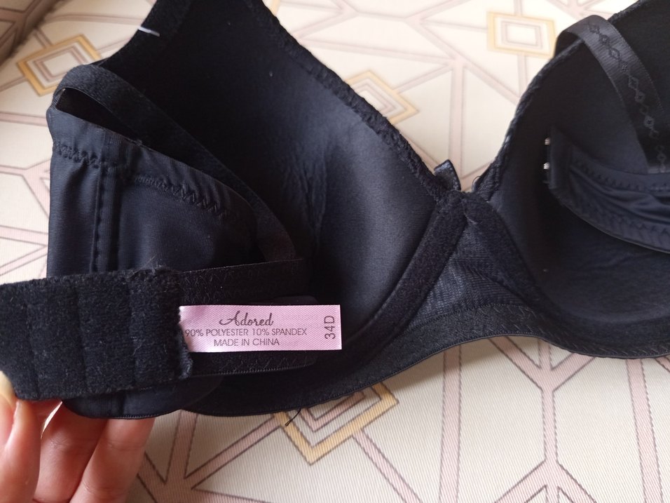 Siyah Vintage Gotik Dantel Detaylı Sütyen - Görsel 3