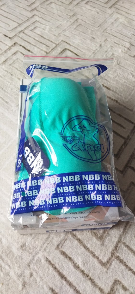 Turkuaz Desenli Midi Hamile ve Emzirme Atlet - Görsel 2