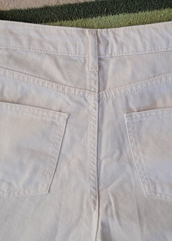l Beden beyaz Renk Krem Kot Pantolon