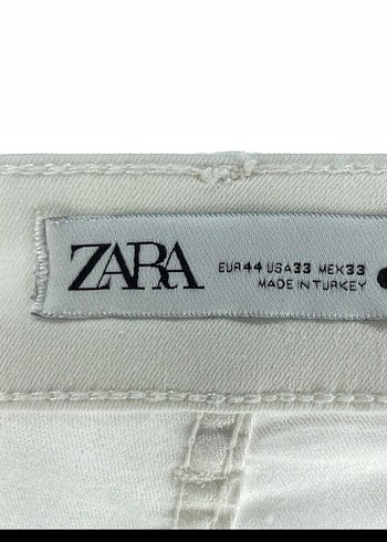 Zara zara beyaz likralı jean