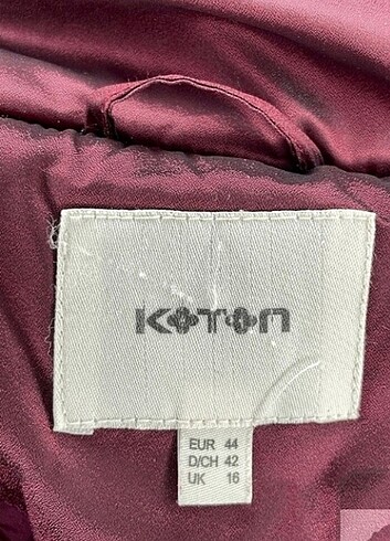 44 Beden bordo Renk Koton bordo şişme mont
