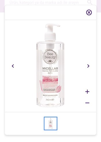 Bee Beauty Micellar Makyaj Temizleme Suyu