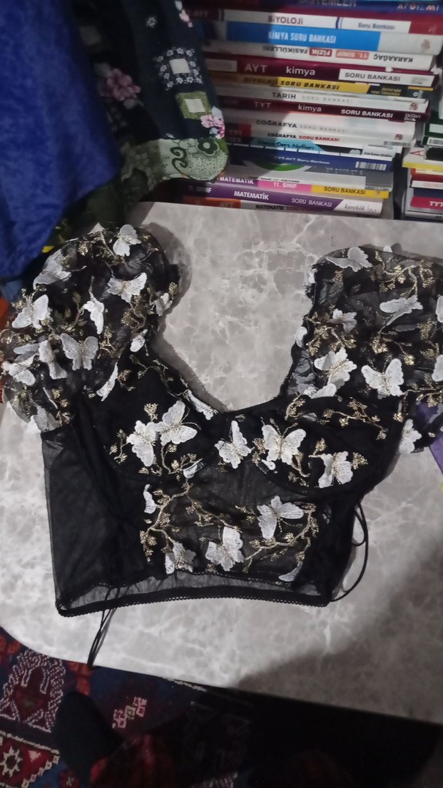 Shein kelebekli büstiyer - Görsel 4