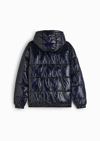 zara lacivert şişme mont - Görsel 5