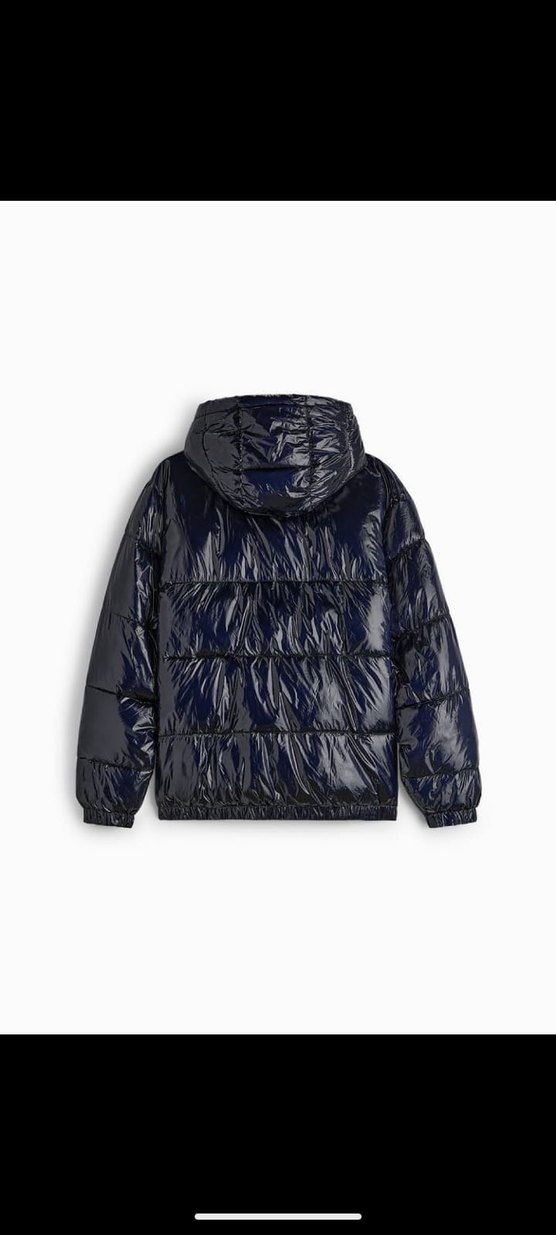 zara lacivert şişme mont - Görsel 5