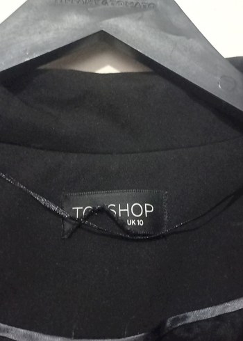 Siyah Kadın Keten Blazer Ceket - Görsel 3