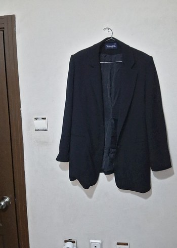 xxl Beden siyah Renk kayra Kadın Blazer