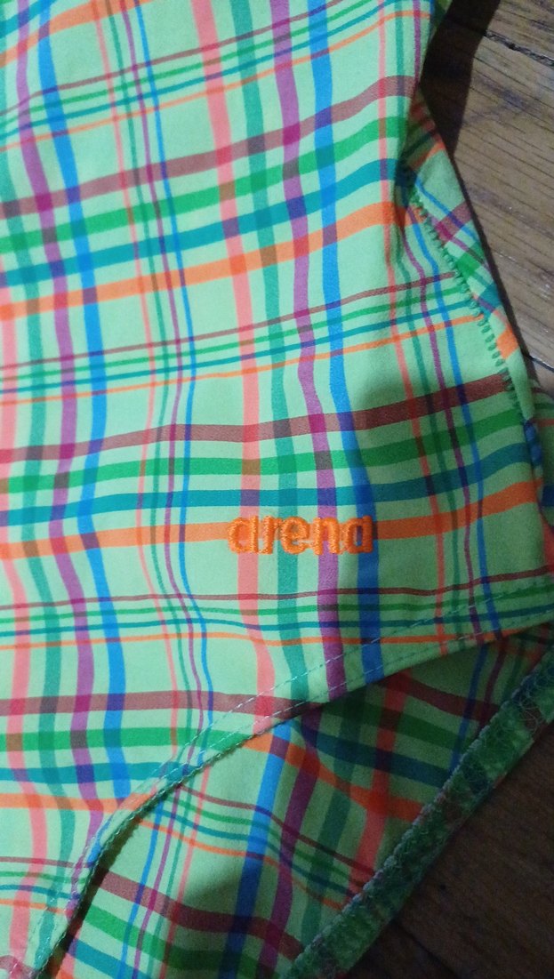 Renkli Kareli Kadın Mayo Arena marka - Görsel 4