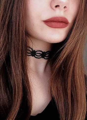 Diğer Boncuklu Choker Kolye