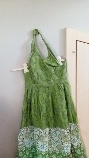 Yeşil elbise yazlık 