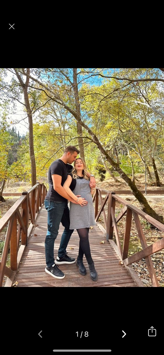 Hamile Elbise-Jile Kazayağı Desen Gri - Görsel 4