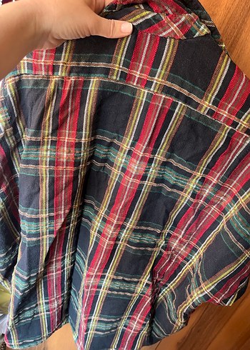 Kadın Çok Renkli Düğmeli Gömlek - Görsel 4