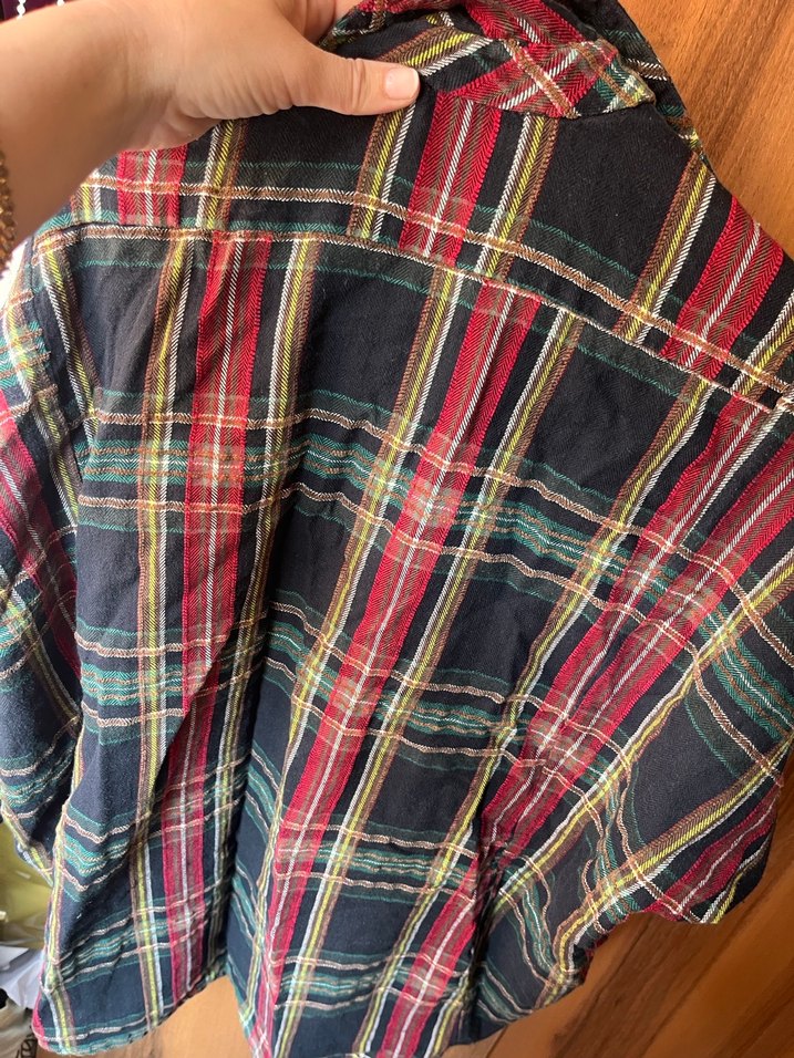 Kadın Çok Renkli Düğmeli Gömlek - Görsel 4