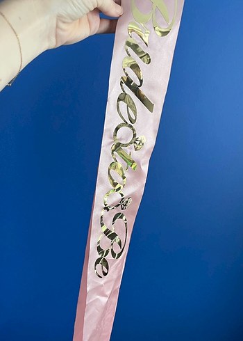 Beyaz Gelin Tacı ve Pembe Kuşak Seti Bekarlığa Veda - Görsel 4