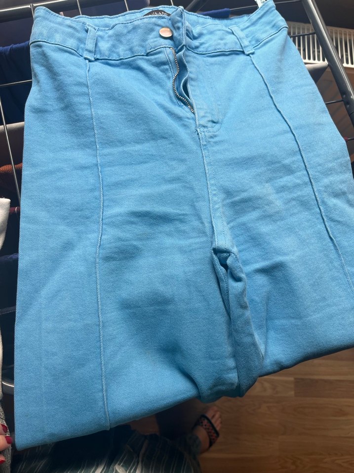 Likralı İspanyol Paça Pantolon - Görsel 3