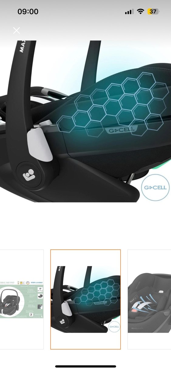 Maxi Cosi Tam Yatabilen Bebek Puseti - Görsel 4