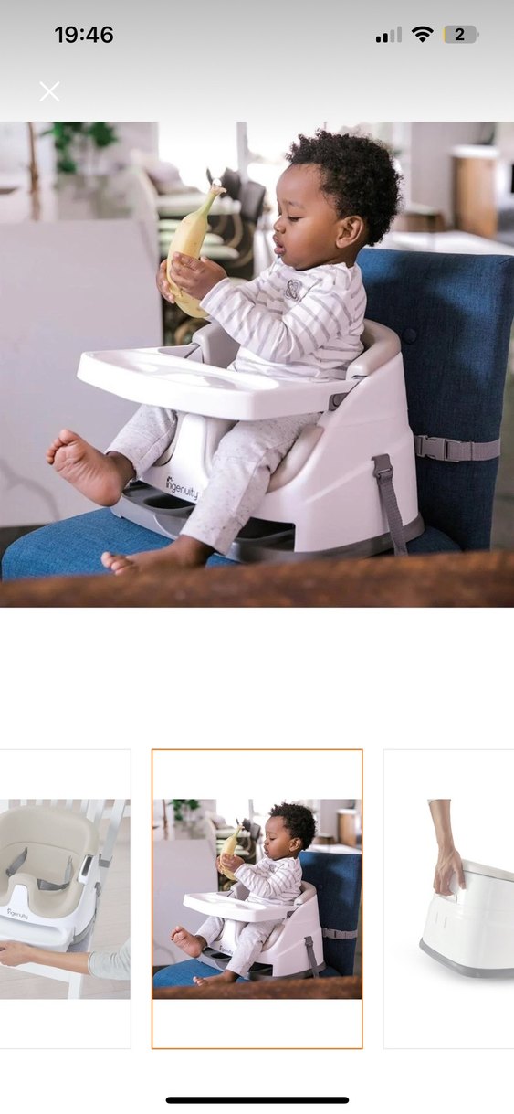 İngenuity Portatif Bebek Mama Sandalyesi - Görsel 2