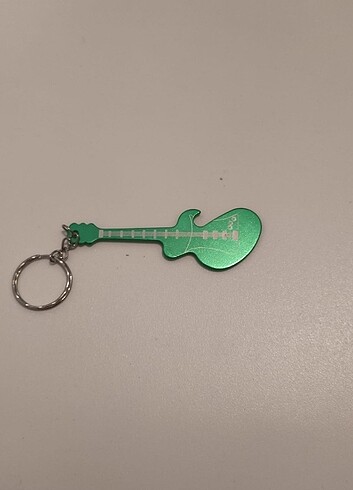Metal gitarlı açacak anahtarlık 