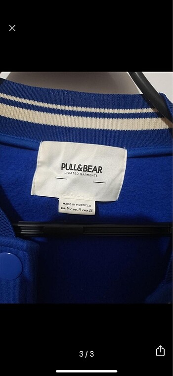 m Beden PULL & BEAR KOLEJ CEKET