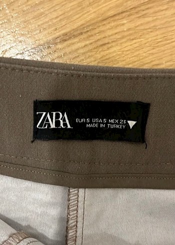 s Beden Zara Haki Mini Etek