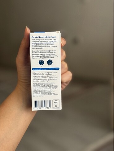 Diğer CeraVe Nemlendirici Yüz Ve Vücut Kremi - Kuru Ciltler İçin Seram