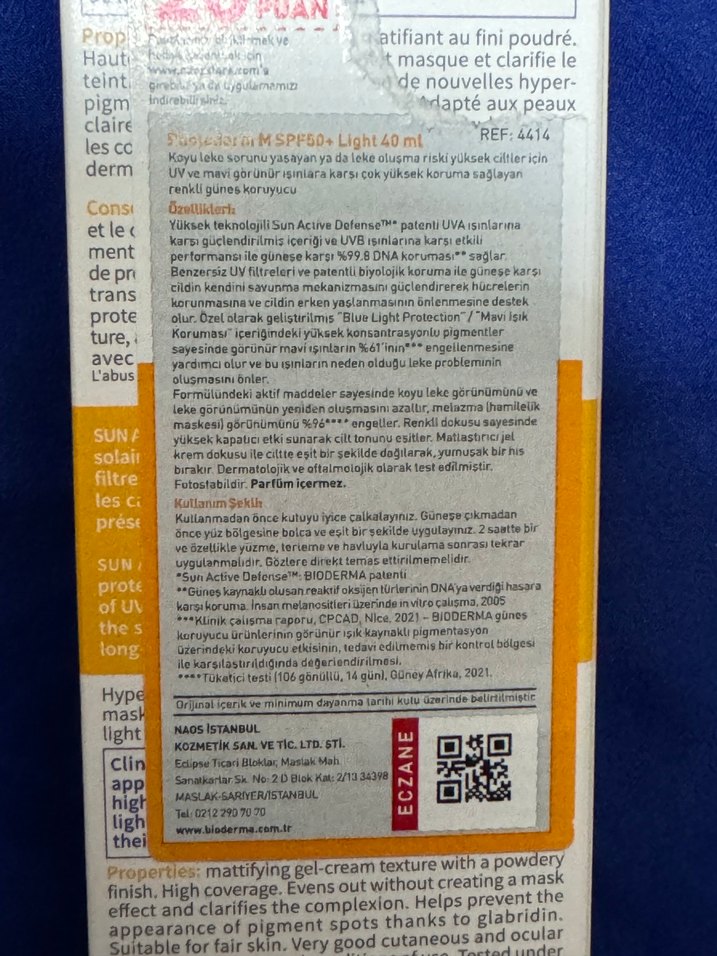 Bioderma Photoderm M SPF50 Krem - Görsel 3