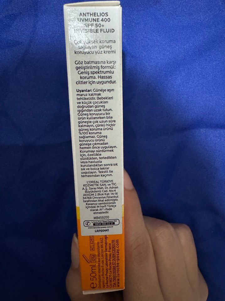 La Roche-Posay Anthelios UVMune 400 SPF 50+ Güneş Koruyucu - Görsel 5