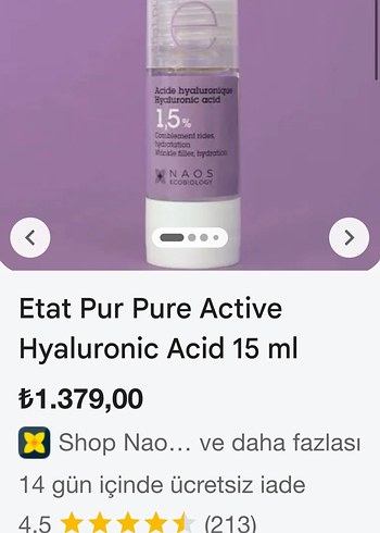 État Pur Hyaluronik Asit %1.5 Serum - Görsel 4