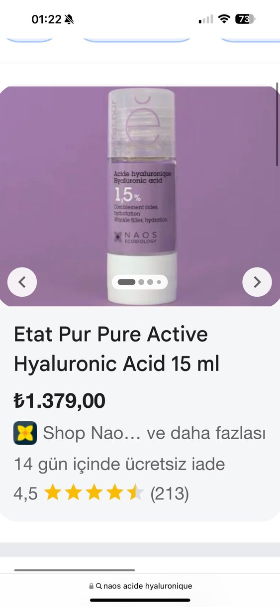 État Pur Hyaluronik Asit %1.5 Serum - Görsel 4