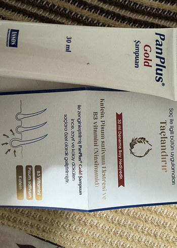 PanPlus Gold Şampuan 30 ml - Görsel 6
