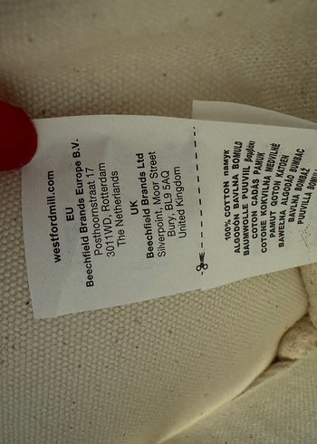 Pamuklu Fermuarlı Kadın Makyaj Çantası - Görsel 3